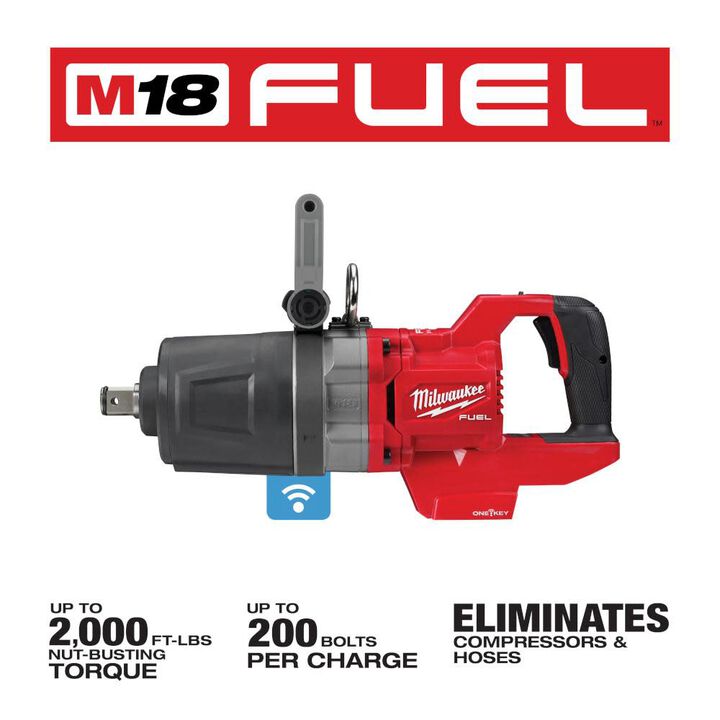 Milwaukee M18 FUEL 1inch D Handle Impact Wrench ONE KEY Reconditioned (Bare Tool), large image number 1