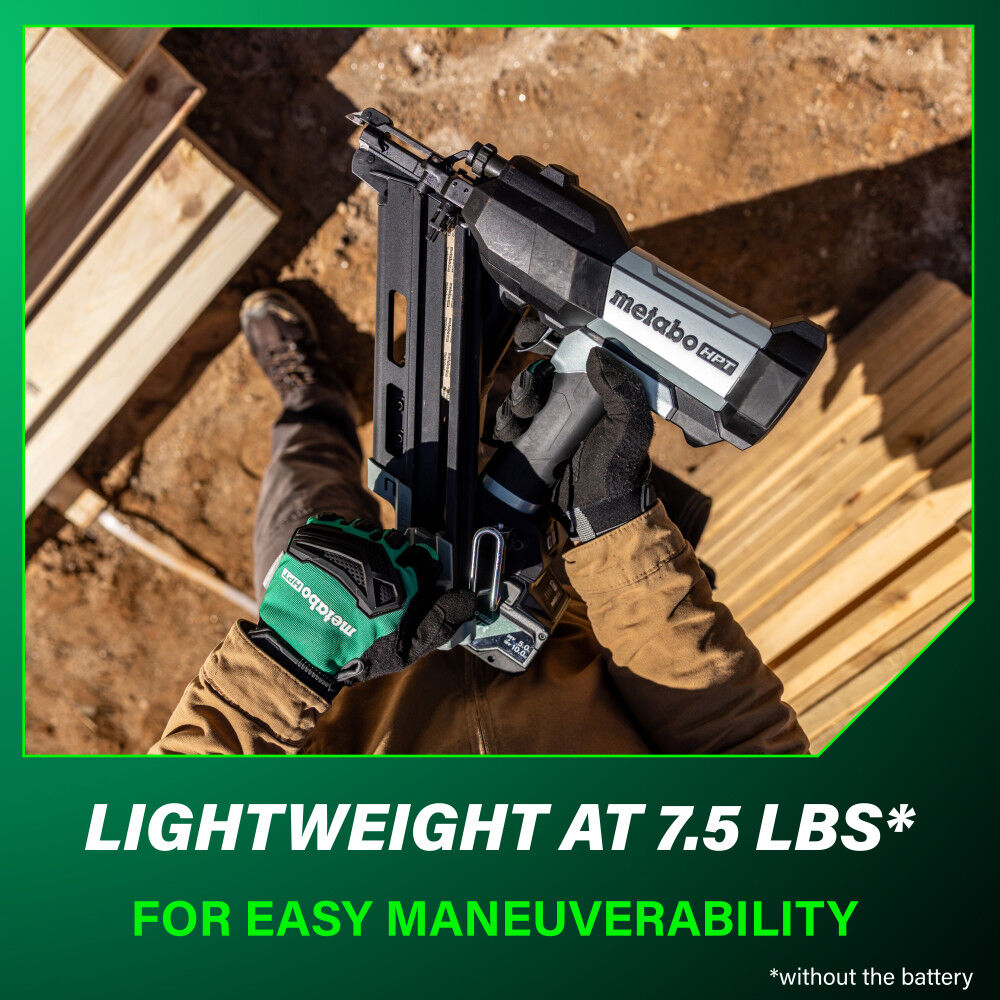 Metabo HPT Cordless Pneumatic 18V Metal Connector Nailer Kit, large image number 6