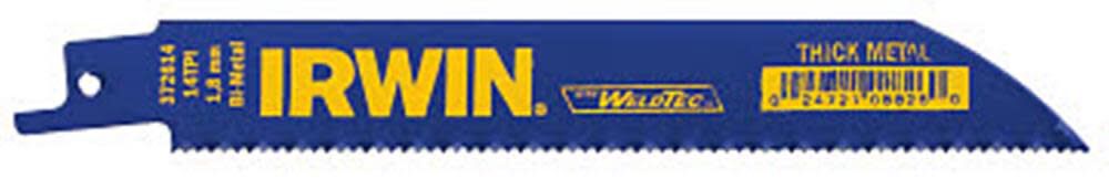 Irwin 6 In. x 0.035 In. 14 TPI Reciprocating Saw Blade 25 pk., large image number 1