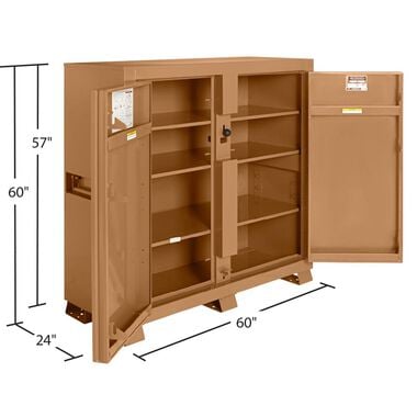 Knaack JOBMASTER Cabinet 47.5 Cu. Ft. Steel Jobsite Box, large image number 3