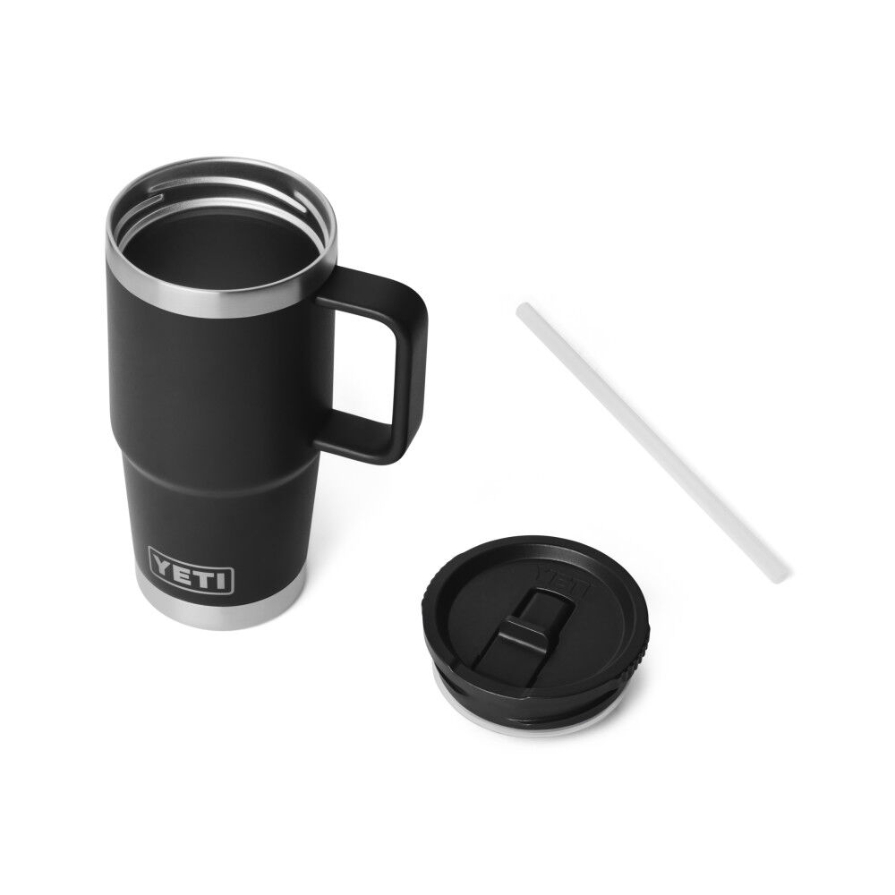 YETI Rambler 20 Oz Travel Straw Mug Black, large image number 6