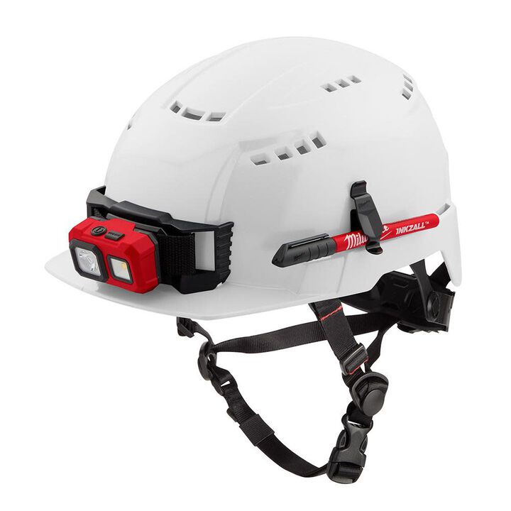Milwaukee BOLT Blue Front Brim Vented Helmet Class C & Cooling Fan Bundle, large image number 6