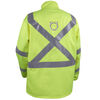 Black Stallion Welding Jacket 9oz Lime Green FR Cotton 2X, small image number 2