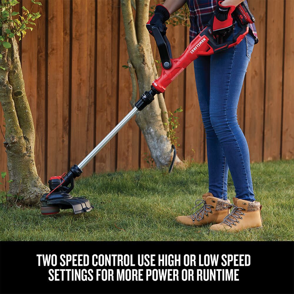 CRAFTSMAN V20 WEEDWACKER String Trimmer Blower Combo Kit CMCK197D1 Acme Tools