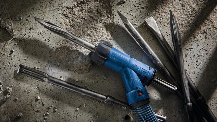 Bosch 16 in SDS-max BlueCollar R-Tec Star Point Chisel with Dust Adapter, large image number 4