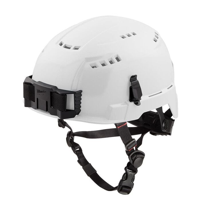 Milwaukee White Vented Helmet with BOLT Class C White