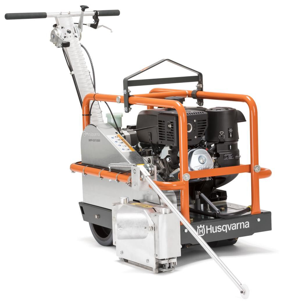Husqvarna Construction Soff-Cut 2000 9.5 HP 10 Inch Kohler Concrete Saw with Dust Port Body Only, large image number 1