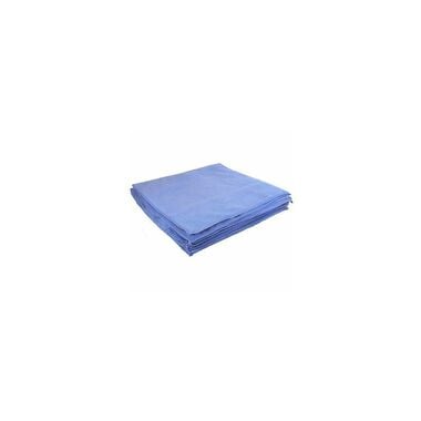 Buffalo Industries 16 x 16in Blue Microfiber Cleaning Cloth 12pk Bag