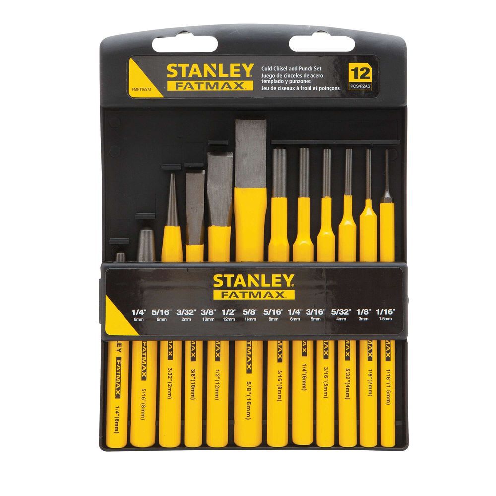 Stanley FatMax 12 piece Punch and Chisel Set, large image number 2