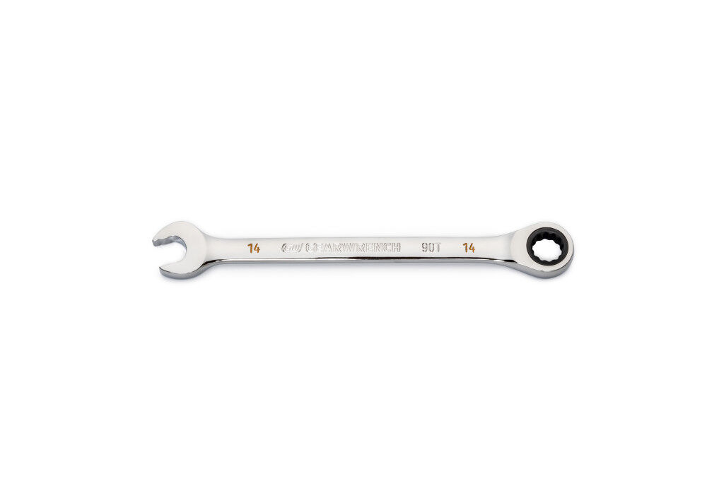 GEARWRENCH 14mm 90T 12 Point Ratcheting Combination Wrench, large image number 4