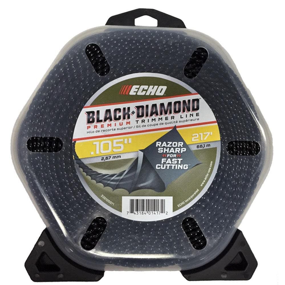 Echo Black Diamond Trimmer Line – 1 lb Spool – .105 In. – 330105071