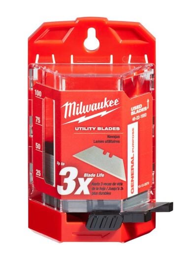 Milwaukee 50-Piece General Purpose Utility Blades with Dispenser, large image number 1