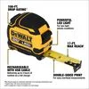 DEWALT 25' Lighted LED Tape Measure, small image number 3