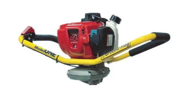 Ground Hog One-Man Hand-Held Earth Drill with Honda GX35- Head Only, large image number 0