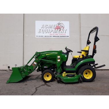 John Deere 1025R 23.9HP 1266 cc Diesel Sub-Compact Utility Tractor - 2017 Used, large image number 0