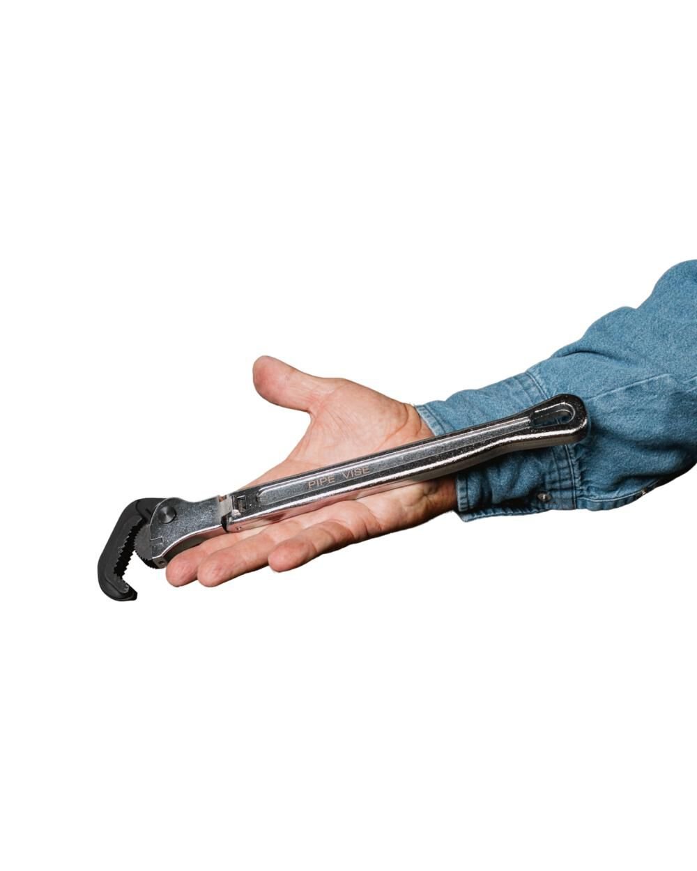 Pipe Vise 13 Inch Amigo Slim L Flex 1/2 To 1 Inch Flexible Head Pipe Wrench