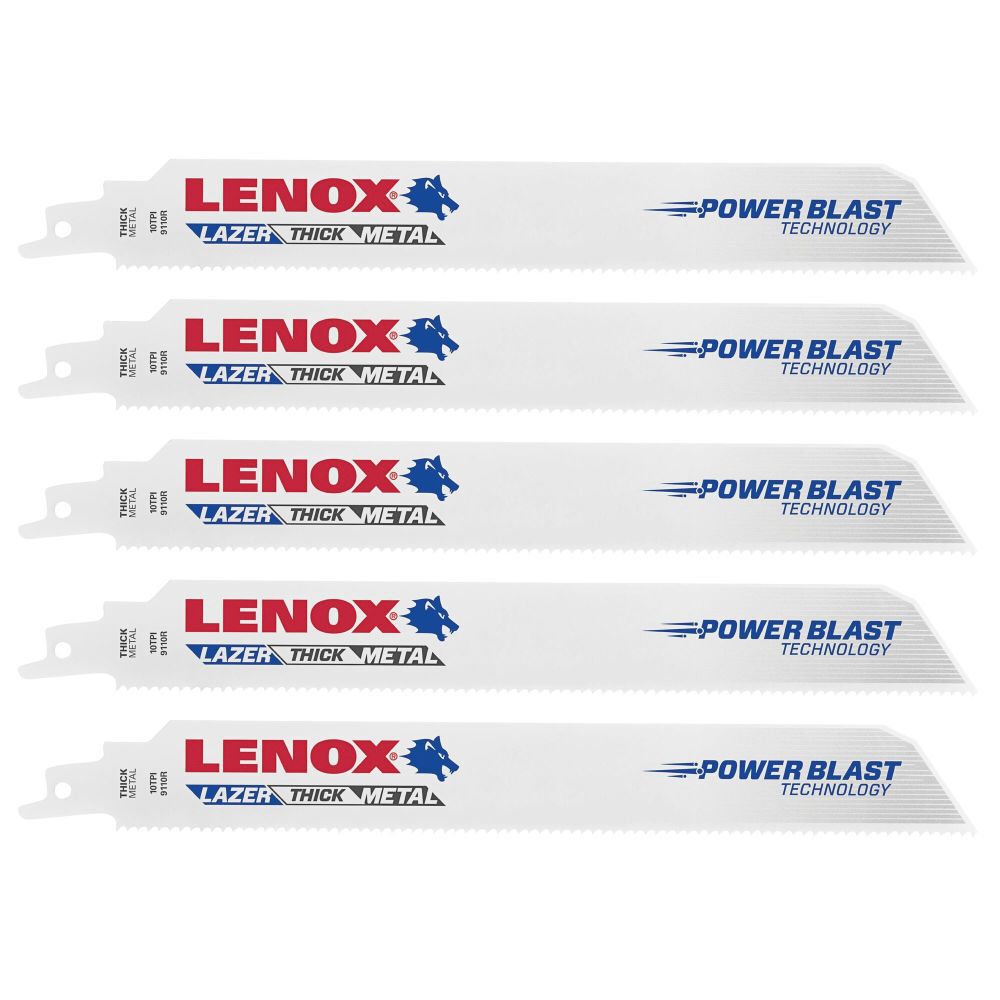Lenox METALWOLF WAVE EDGE 10 TPI 229 x 25 x 1.07 mm 5/PK, large image number 9