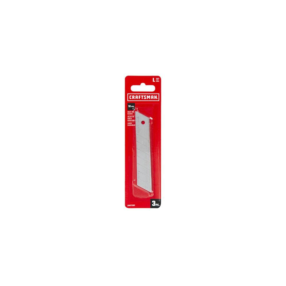 CRAFTSMAN 18mm Snap Blades, 3 Pack, large image number 3