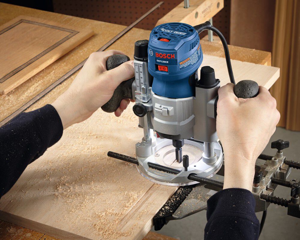 Bosch Plunge Base for GKF125CE Palm Router, large image number 9
