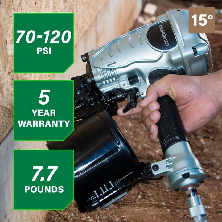 Metabo HPT Roundhead Framing Pneumatic Nailer, large image number 2