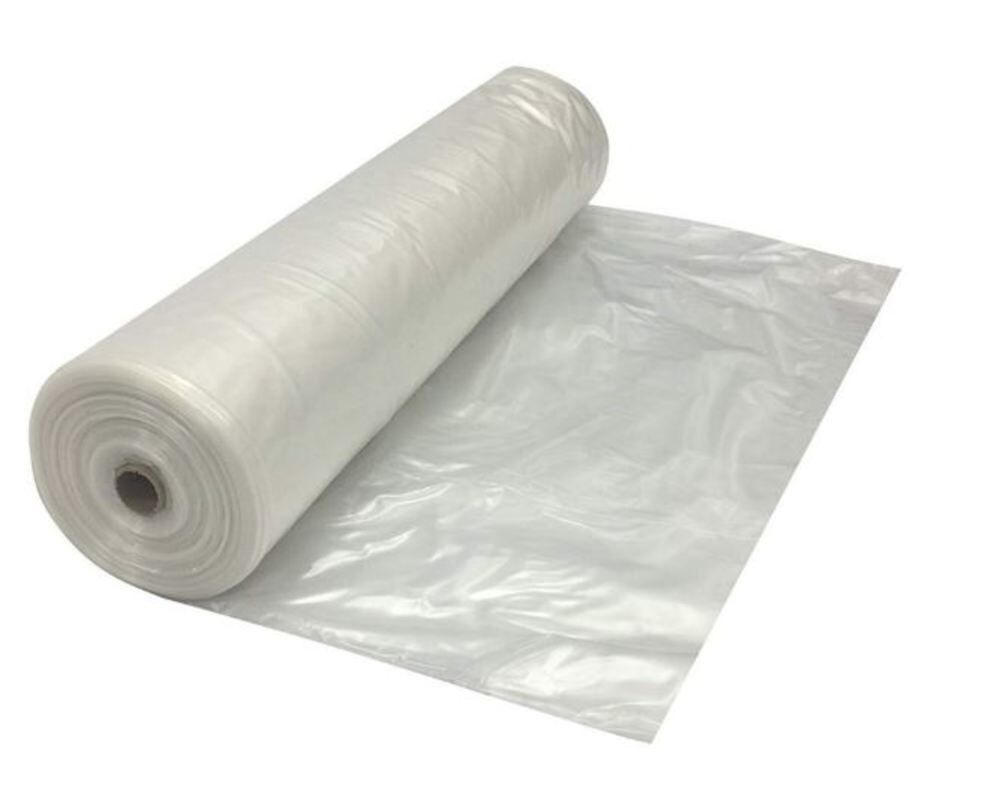 Polar Plastics Polyethylene Sheeting, 12 Ft. x 200 Ft., 1.50 mil, Clear 1 Roll, large image number 1