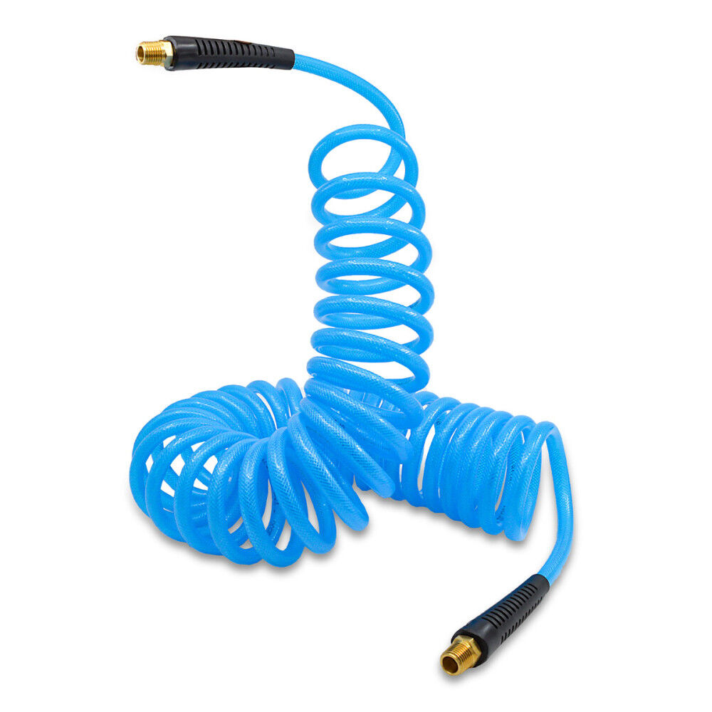 BluBird 1/4 Inch x 25 Ft Braided Polyurethane Recoil Air Hose, large image number 4