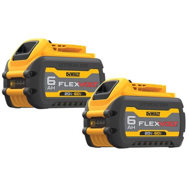 DEWALT 20V/60V MAX FLEXVOLT 6.0 Ah Battery 2 pack