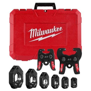 Milwaukee 1/2 Inch - 2 Inch CTS-V Pivoting Press Ring Kit for M18 FORCE LOGIC Press Tools