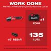 Milwaukee M18 FUEL 5inch Flathead Braking Grinder (Bare Tool), small image number 2