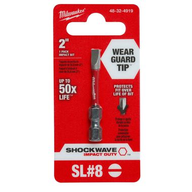 Milwaukee SHOCKWAVE 2 in. Impact Slotted 3/16 in. Power Bit, large image number 6