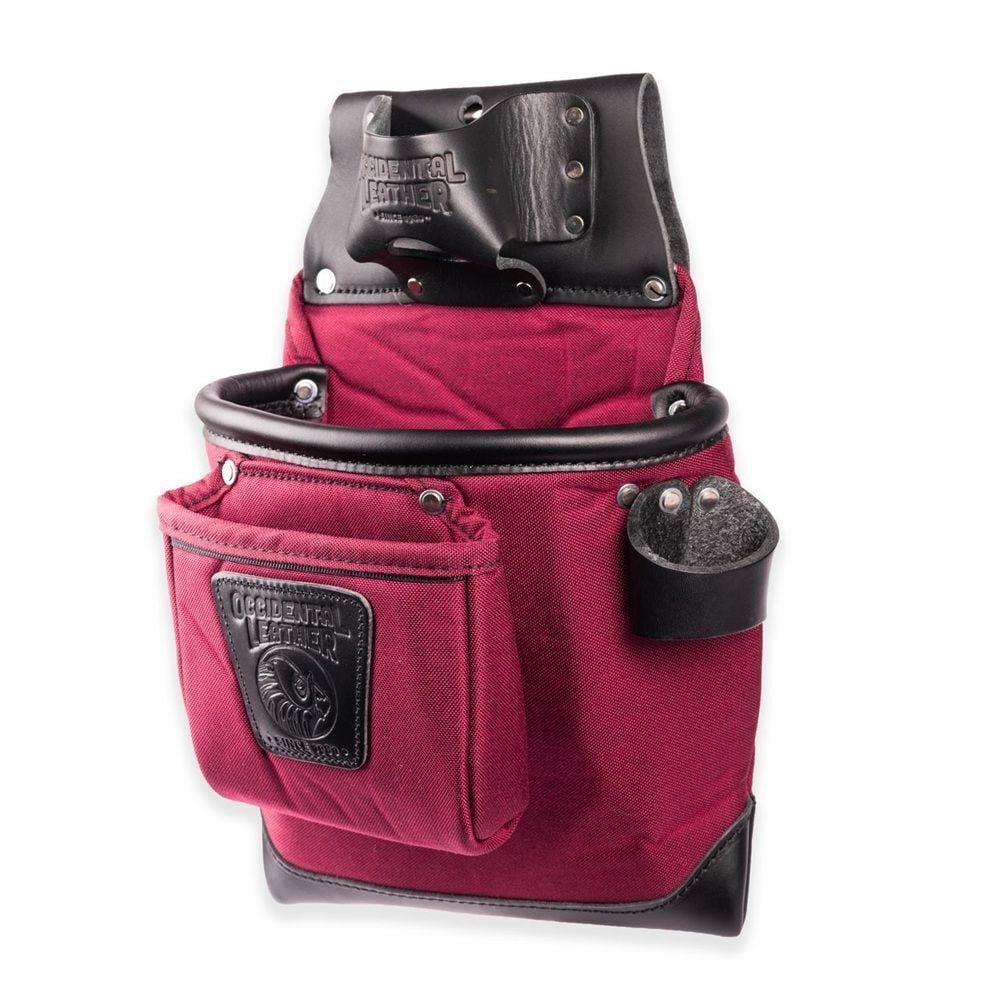 Occidental Leather FatLip Tool Bag Deep Red - 8582R
