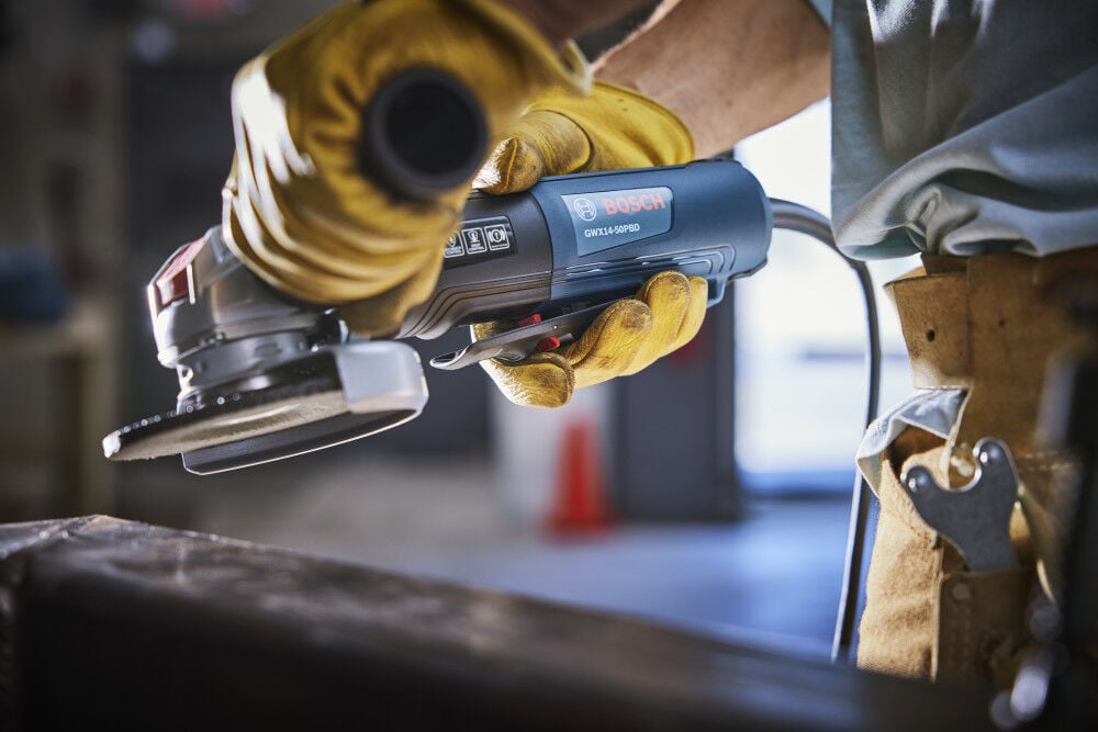 Bosch 5 Inch X-LOCK Angle Grinder with No Lock-On Paddle Switch & Brake, large image number 5