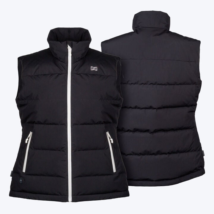 Mobile Warming Crest 2.0 Heated Down Vest Kit 7.4V Womens Black Large