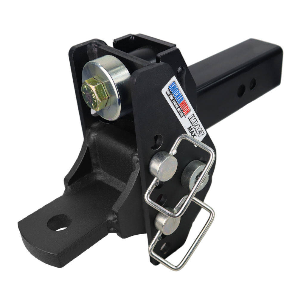 Shocker Hitch 20K Impact Max 2.5 Inch Cushion Hitch & Drawbar with 1 Inch Hole, large image number 1