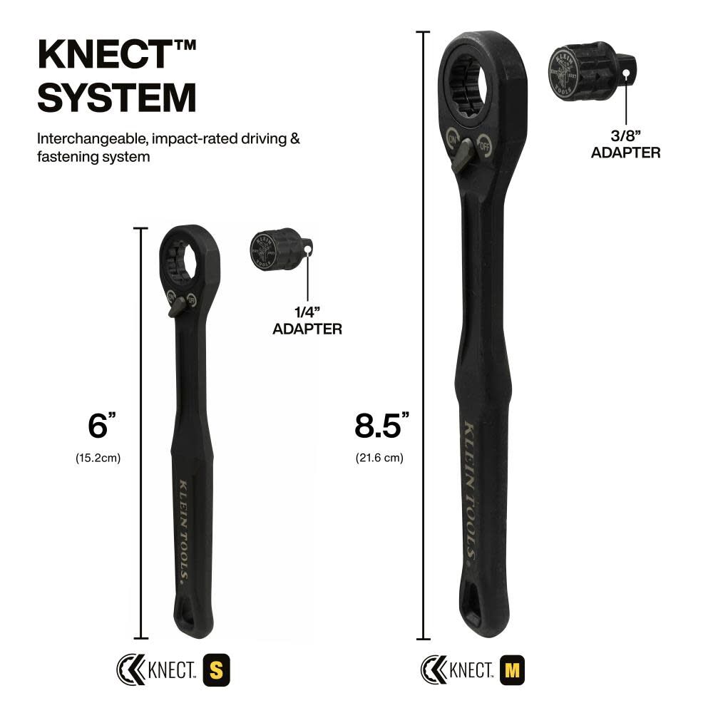 Klein Tools KNECT Socket Wrench Adapter Set, large image number 5