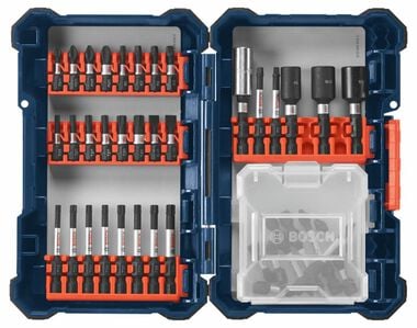 Bosch 40 pc. Impact Tough Screwdriving Custom Case System Set