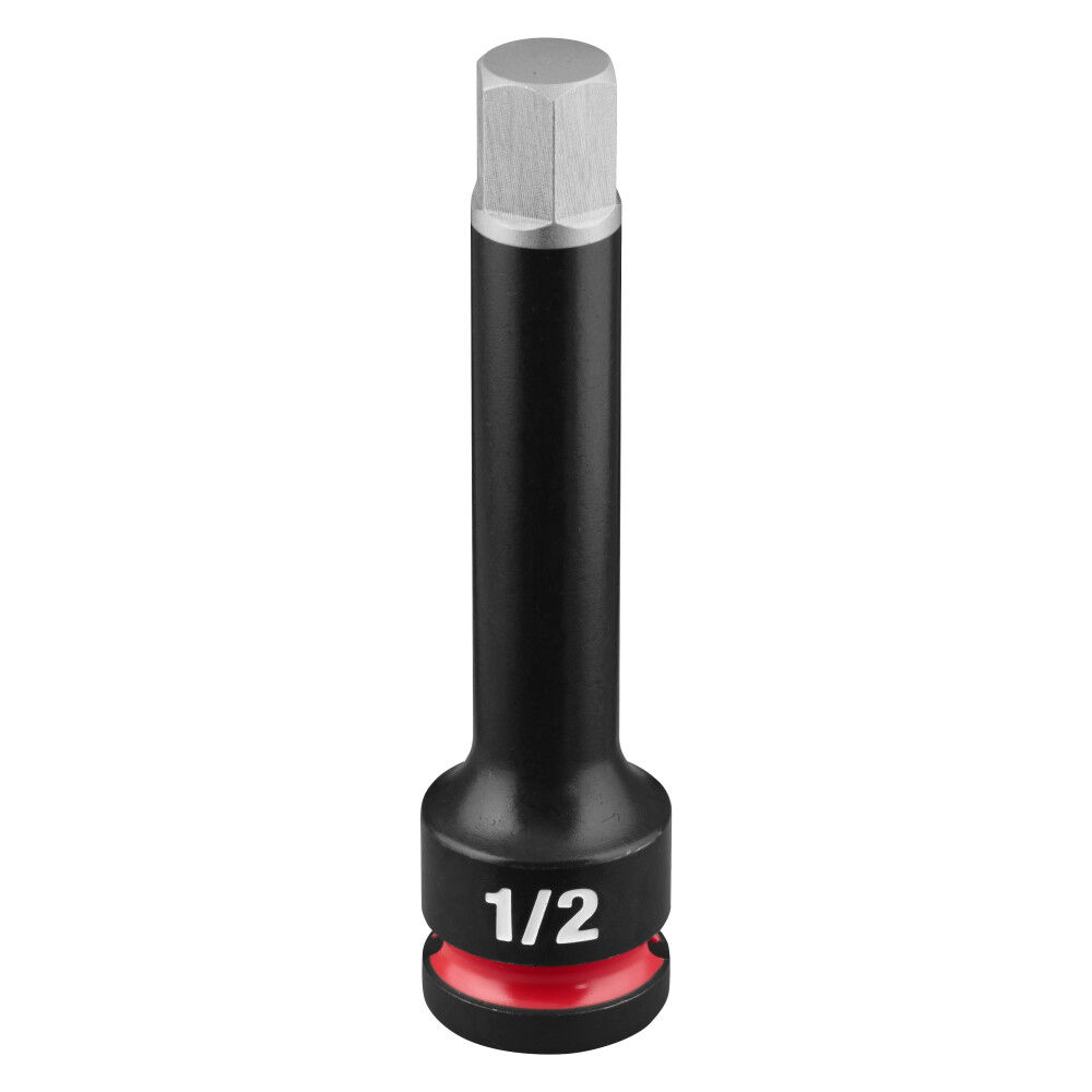 Milwaukee SHOCKWAVE Impact Duty 1/2 Inch Drive 4 Inch Hex 1/2 Bit Socket - 49-66-7333