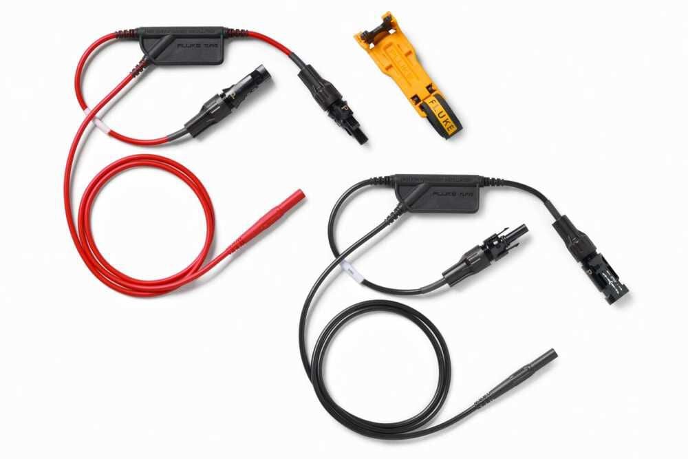 Fluke Solar Clamp Test Lead Set, Black/Red, large image number 1
