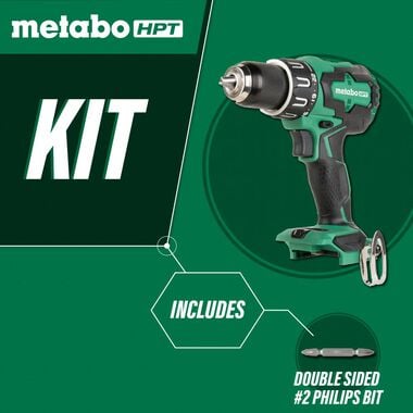 Metabo HPT 18V Brushless Li-Ion Driver Drill: 620 in-Lbs (Bare Tool), large image number 3