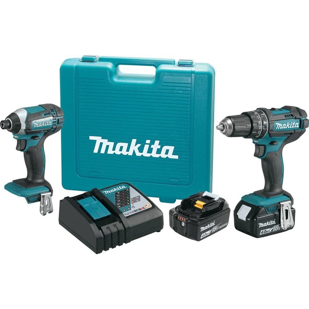 Makita 18V LXT Lithium-Ion 2-Piece Kit 4.0 Ah – XT261M