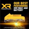 DEWALT 20V MAX XR POWERPACK 4Ah Power Tool Battery Pack with Fuel Indicator, 2 Pack, small image number 4