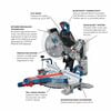 Bosch 18V PROFACTOR Surgeon 12in Glide Miter Saw Kit, small