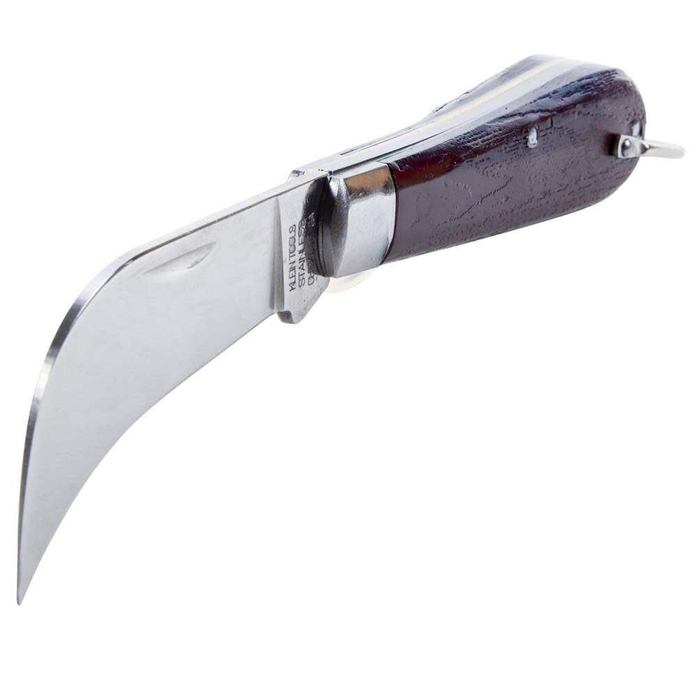 Klein Tools Pocket Knife, 3 Inch Hawkbill Slitting Blade, large image number 2