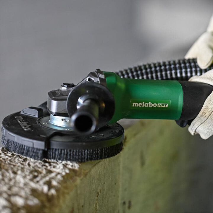 Metabo HPT Promotional G12SE3 4.5in 10.5 Amp Paddle Switch Disc Grinder with Lock-On, large image number 5