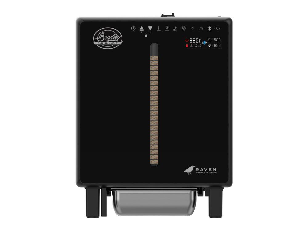 Bradley Smoker Black 4 Racks 4094 BTU Raven Electric Smoker, large image number 1