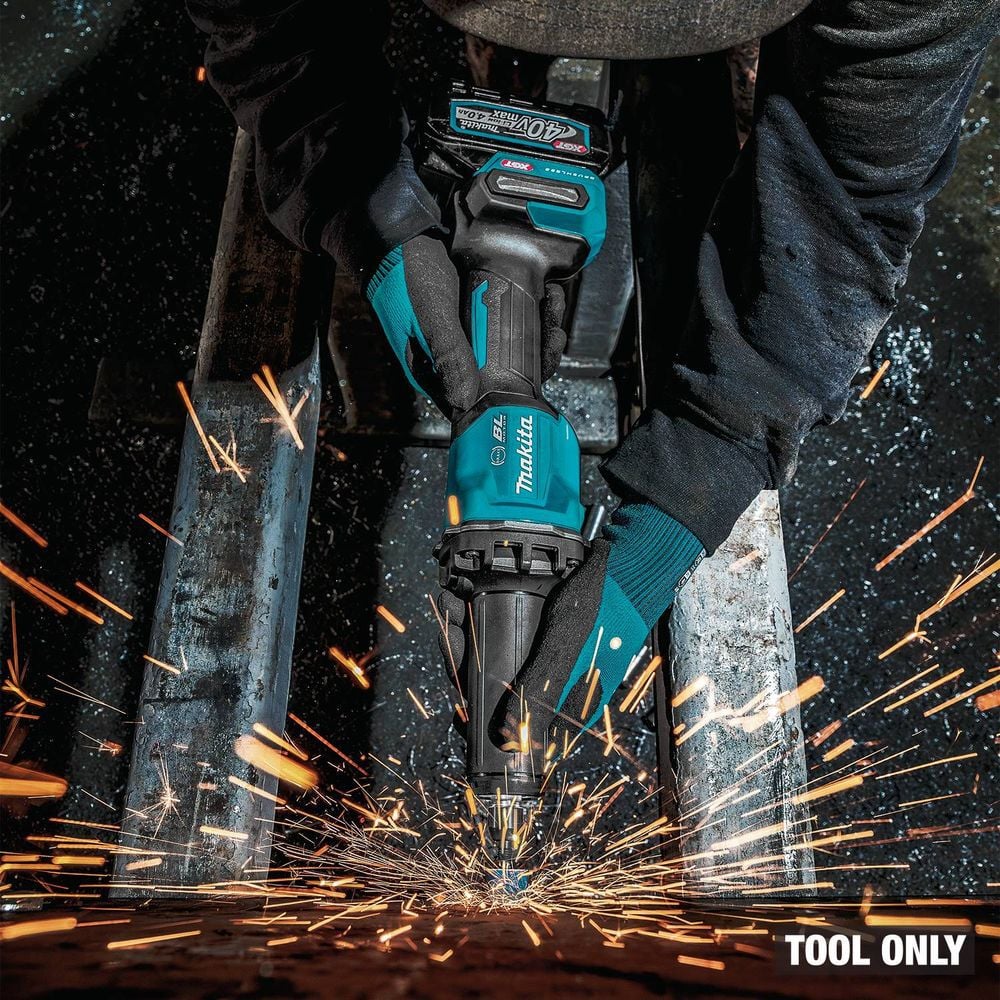 Makita 40V Max XGT Cordless 1/4 Inch Paddle Switch Variable Speed Die Grinder with Electric Brake (Bare Tool), large image number 3