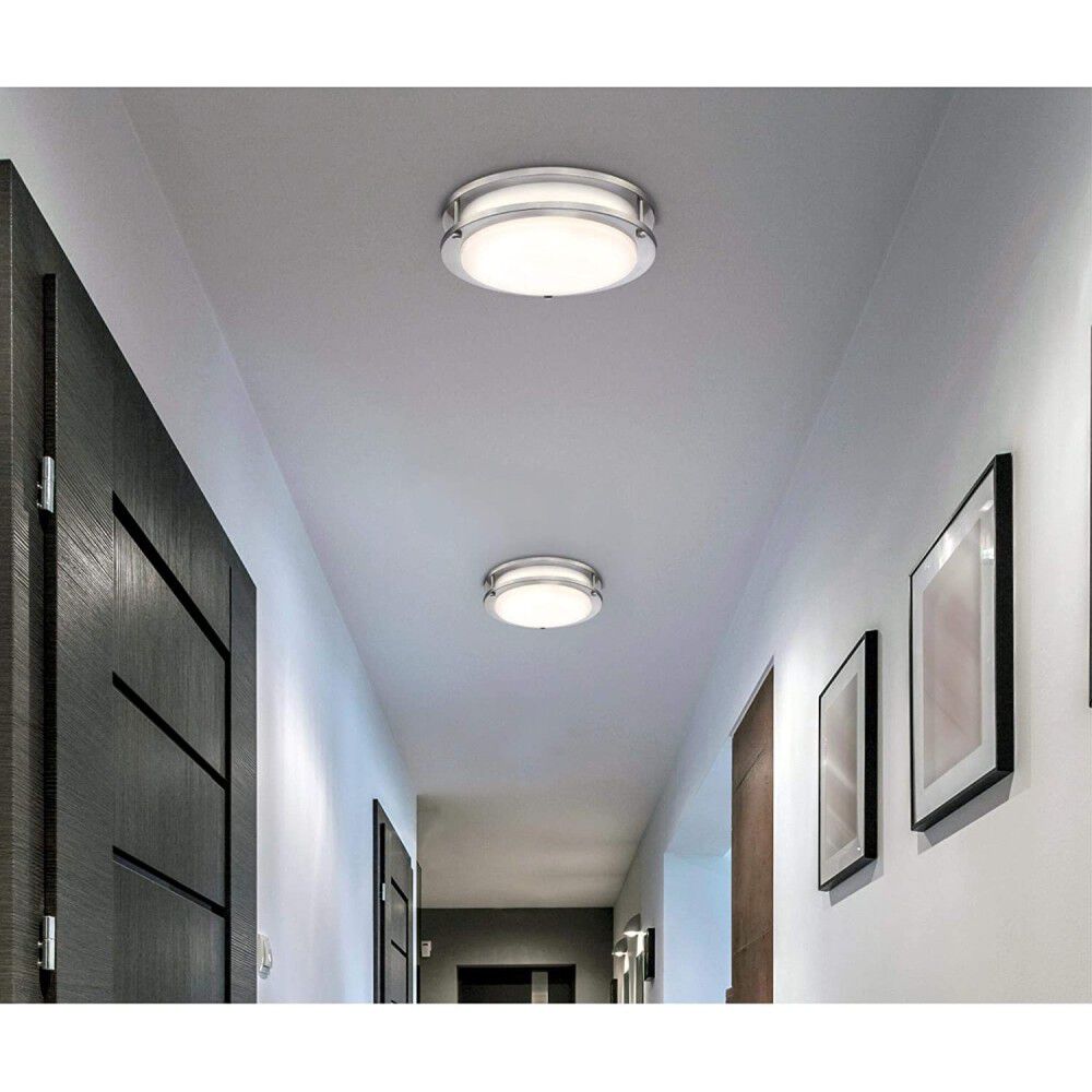 Westinghouse 11in 19W Brushed Nickel LED Ceiling Light Fixture, large image number 5