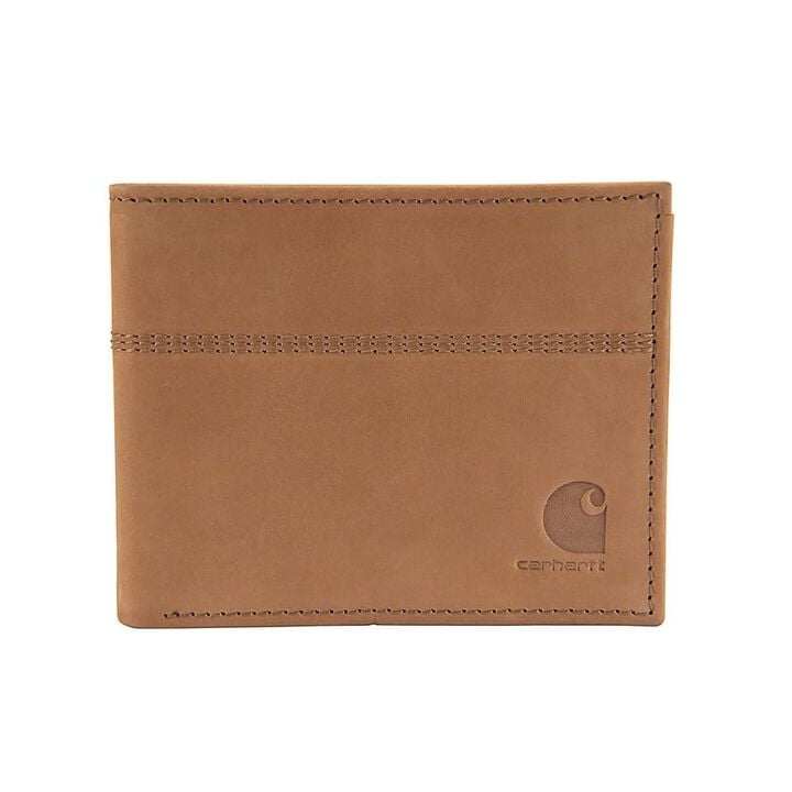 Carhartt Brown Saddle Leather Bifold Wallet
