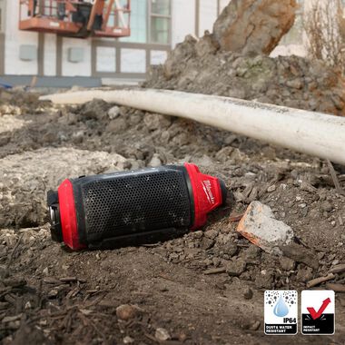 Milwaukee M12 Bluetooth Jobsite Speaker with PACKOUT Compatibility, large image number 11