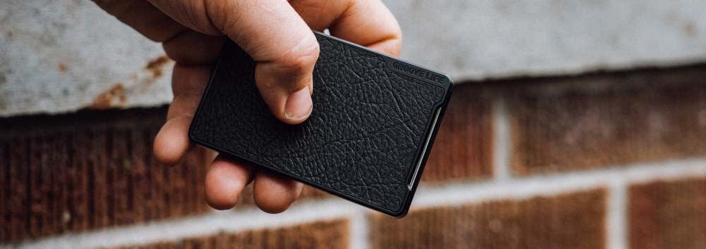 Groove Life Premium Full-Grain Leather Wallet, Midnight and Black, large image number 6